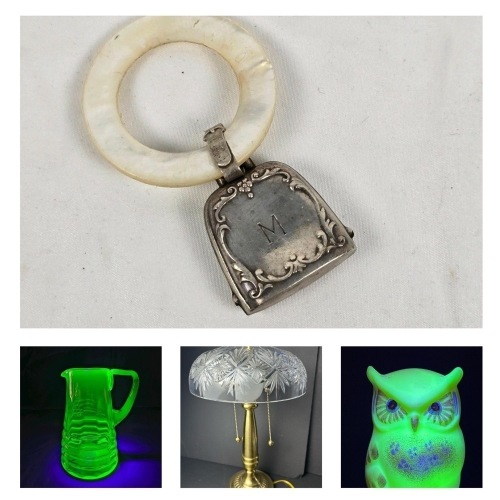 Birds Nest HQ: Vintage and Antique Finds: Waterford, Sterling, Fenton Glass Animals!