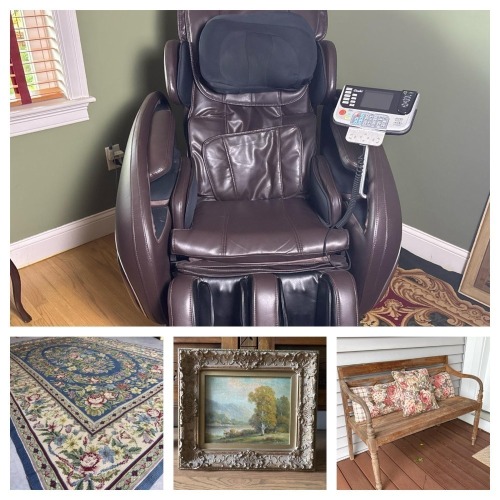 Merrimack Luxury Living Estate Auction: Designer Furnishings, Art, Decor, Sporting Goods, Electronics and More
