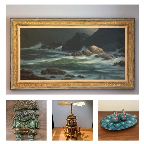 Londonderry NH: Sprawling Multi-Room Estate Auction with Fine Art, Sterling Silver & Gold, Jewelry, Furniture & More