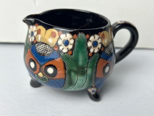 Cute Art Deco Japanese Hand-Painted Ceramic Creamer