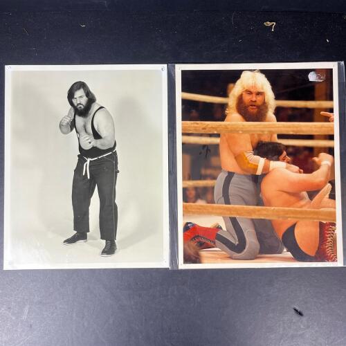 Vintage Wrestling Photos- Studio Portrait & Color Action Ring Scene