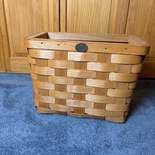Peterboro Basket Co. Rectangular Hardwood Basket