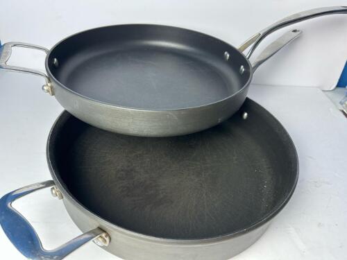 Pair of Cook's Essentials 12" Hard-Anodized Nonstick Fry Pans (SA)