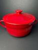 WELL EQUIPPED KITCHEN Red Ceramic Casserole Dish With Lid & Handles (SA) - 4