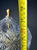 Exquisite WATERFORD Renmore Crystal & Brass Table Lamp W/ Dual Pull Chains & Etched Shade - Like New! (SA) - 7