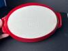 WELL EQUIPPED KITCHEN&trade; Pair of Red and White Oval Ceramic Baking Dishes (SA) - 4
