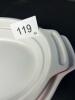 WELL EQUIPPED KITCHEN&trade; Pair of Red and White Oval Ceramic Baking Dishes (SA) - 8