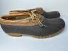 L.L. Bean Bean Men's Boots Rubber Moc Leather & Rubber Low Duck Shoes (SA) - 2
