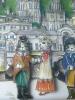 9" x 11" Framed 3D Cat Themed Decoupage "Bath" by Diane Elson, John Ellam Studios, Great Britain (SA) - 3