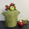 Valerie by Cumberland Design Apple Ceramic Decor Set Basket & Apple Motif (CG)
