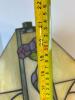 Tiffany-Style Stained Glass Look Table Lamp With Plastic Shade & Pull Chains (CG) - 7