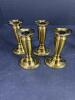 Set of 7 Made in India Solid Brass Candlestick Holders (CG) - 6