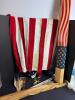 1964 Annin Reliance Complete 3'x5' 50-Star Cotton U.S. Flag Kit w/ Pole & Eagle Topper (CG)