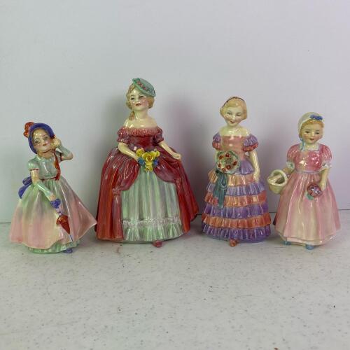 Royal Doulton Bone China Figurines: Including RARE "Dainty May" (CT)