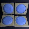 Wedgwood Jasperware Commemorative Plates: Christmas 1974 & 1975, American Independence 1976 (KM) - 2