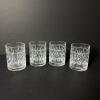 Four Ralph Lauren Aston Crystal Double Old-Fashioned Tumblers (KM)
