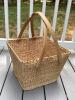 Square Woven Basket Tote