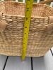 Square Woven Basket Tote - 6