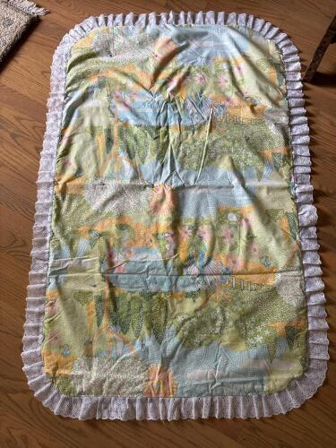 Vintage Handmade Baby Crib Quilt