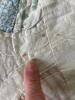 Hand-Stitched Double Wedding Ring Quilt - 6