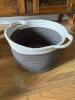 Set of 3 Braided Cotton Rope Storage Baskets - 2