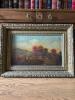 15" x 21" Antique 19th Century Landscape Oil Painting on Canvas