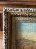 15" x 21" Antique 19th Century Landscape Oil Painting on Canvas - 3
