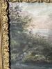 17.5"x15.5" Oil Landscape Painting in Ornate Gilt Frame - 5