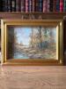 23.5"x17.5" Original Oil Painting on Panel Framed