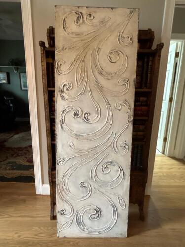 72"x24" Middle of Nowhere "Flourish" Textured Abstract Canvas