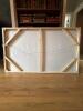 60"x36" Simplicity Gray Hand-Painted Canvas - 5