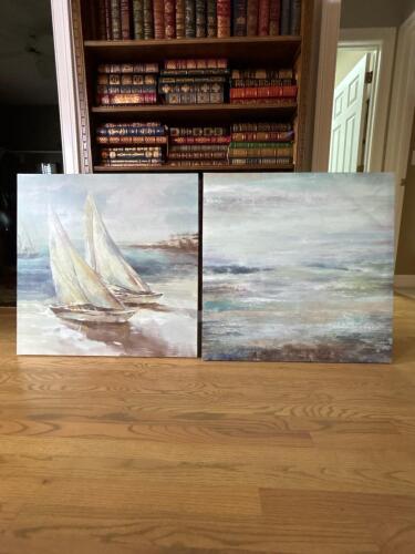 Set of 2 Square 30" Canvas Wall Art