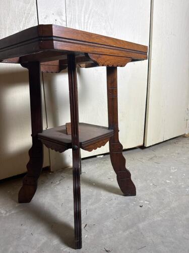 Victorian Side Table with Carved Legs