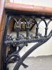 Antique Burlington S.I. Co. Cast Iron & Wood School Desk, 1 out of 2 - 2