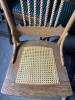Pressed Back Oak Side Chair, Needs Repair - 5