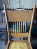 Pressed Back Oak Side Chair, Needs Repair - 6