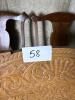 Pressed Back Oak Side Chair, Needs Repair - 10