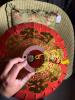 Large 16" Red & Gold Chinese Hanging Lantern - 10