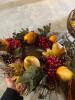 Fall Harvest Faux Fruit Wreaths and Basket - 2