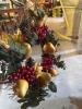 Fall Harvest Faux Fruit Wreaths and Basket - 3