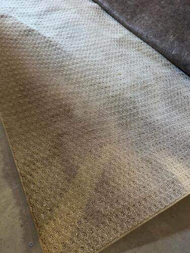 Beige High Traffic Area Rug 11&rsquo;x9&rsquo; with Pad