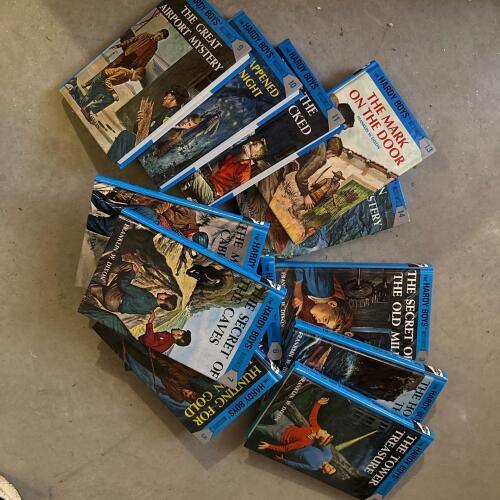 The Hardy Boys Blue Spine Hardcover Set, Books 1&ndash;14 by Franklin W. Dixon
