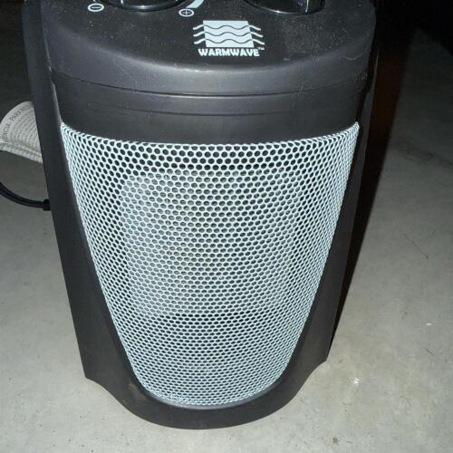 Warmwave 732906 1,500W Ceramic Heater with Adjustable Thermostat and Safety Features