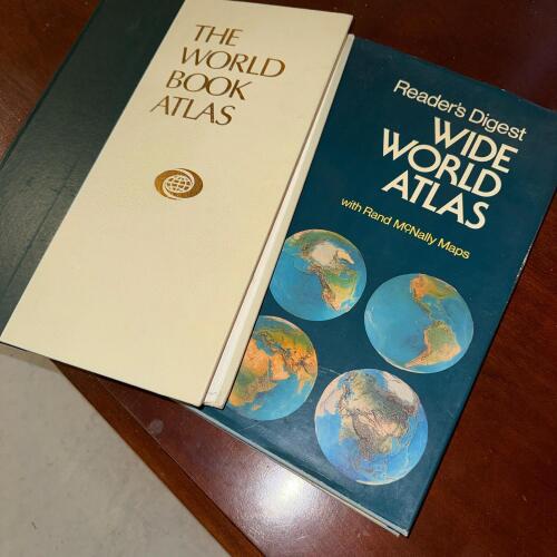 Reader's Digest Wide World Atlas (1979, 2nd Printing, Rand McNally, Hardcover, ISBN 0895770628)