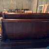 Queen Size Wooden Sleigh Bed Frame - 3