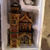 Dickson Village series Large Assortment of Illuminated Christmas Village Buildings, Figurines, Trees & Accessories - 8