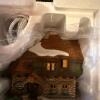 Dickson Village series Large Assortment of Illuminated Christmas Village Buildings, Figurines, Trees & Accessories - 12