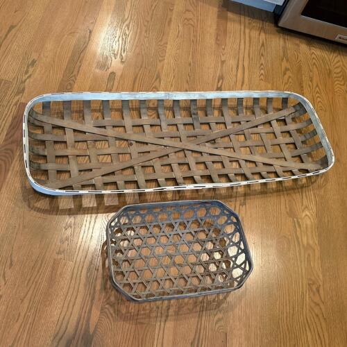 Pair of Decorative Tobacco Baskets
