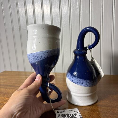 Pair of Ceramic Drinking Vessels