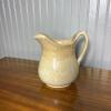 Antique Warranted Ironstone China Pitcher &ndash; Cream Glaze